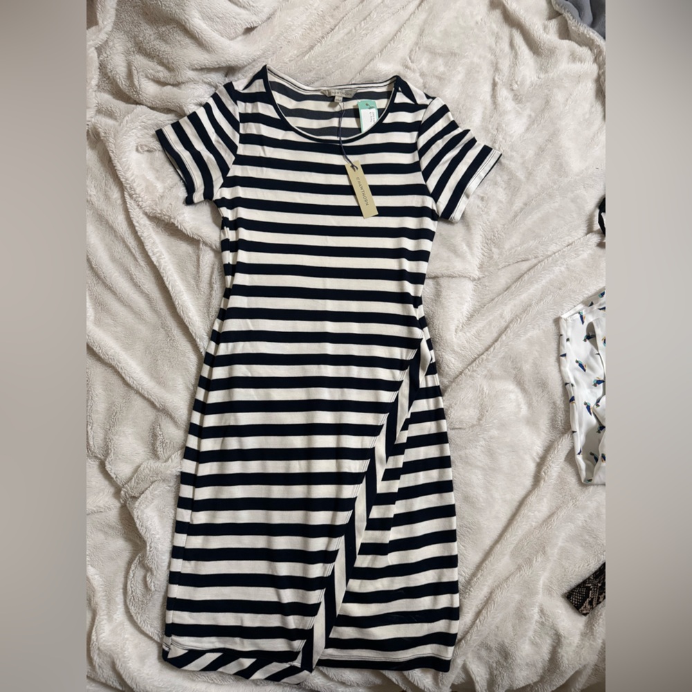 41 Hawthorn Navy and White Striped Top